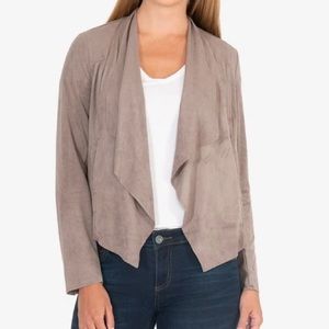 NWT Kut from the Kloth suede drape jacket